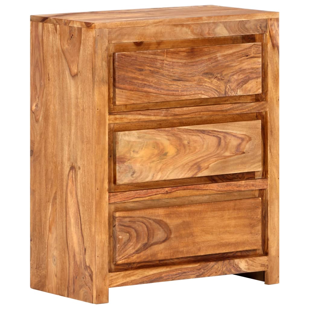 vidaXL Dulap cu sertare, 60 x 33 x 75 cm, lemn masiv de sheesham poza 2021 vidaXL