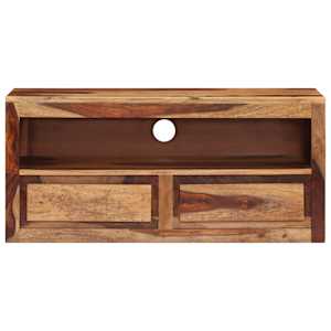 TV stolek 88 x 30 x 40 cm masivní dřevo - obrázek 2