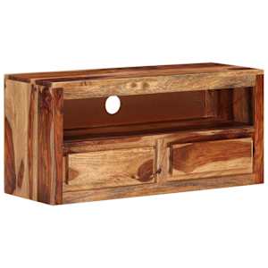 TV stolek 88 x 30 x 40 cm masivní dřevo - obrázek 11