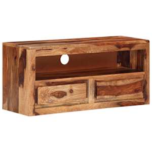 TV stolek 88 x 30 x 40 cm masivní dřevo - obrázek 12