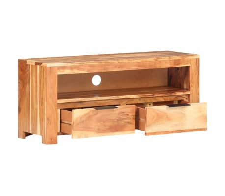 vidaXL TV-Schrank 90x30x40 cm Akazie Massivholz