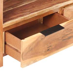 TV stolek 90 x 30 x 40 cm masivní akáciové dřevo - obrázek 6