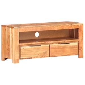 TV stolek 90 x 30 x 40 cm masivní akáciové dřevo - obrázek 9