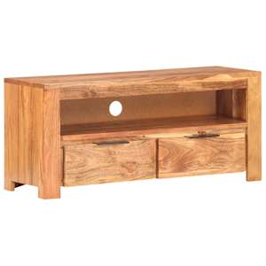 TV stolek 90 x 30 x 40 cm masivní akáciové dřevo - obrázek 10