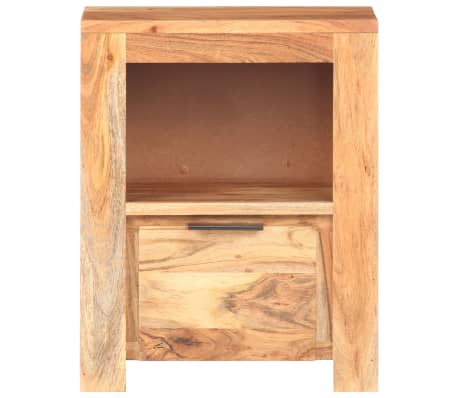 vidaXL Приліжкова тумбочка 40x30x50 см Масив акації