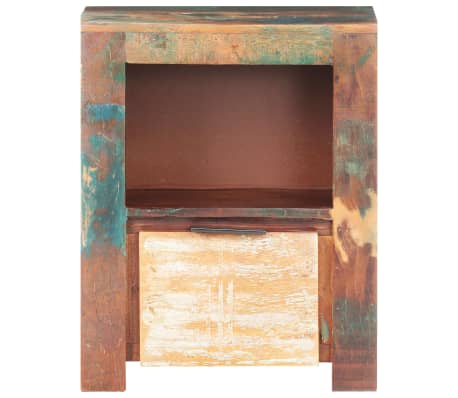 vidaXL خزانة جانب السرير 40×30×50 سم خشب مستصلح صلب