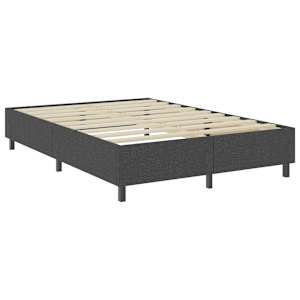 Postel boxspring tmavě šedá textil 180 x 200 cm - obrázek 3