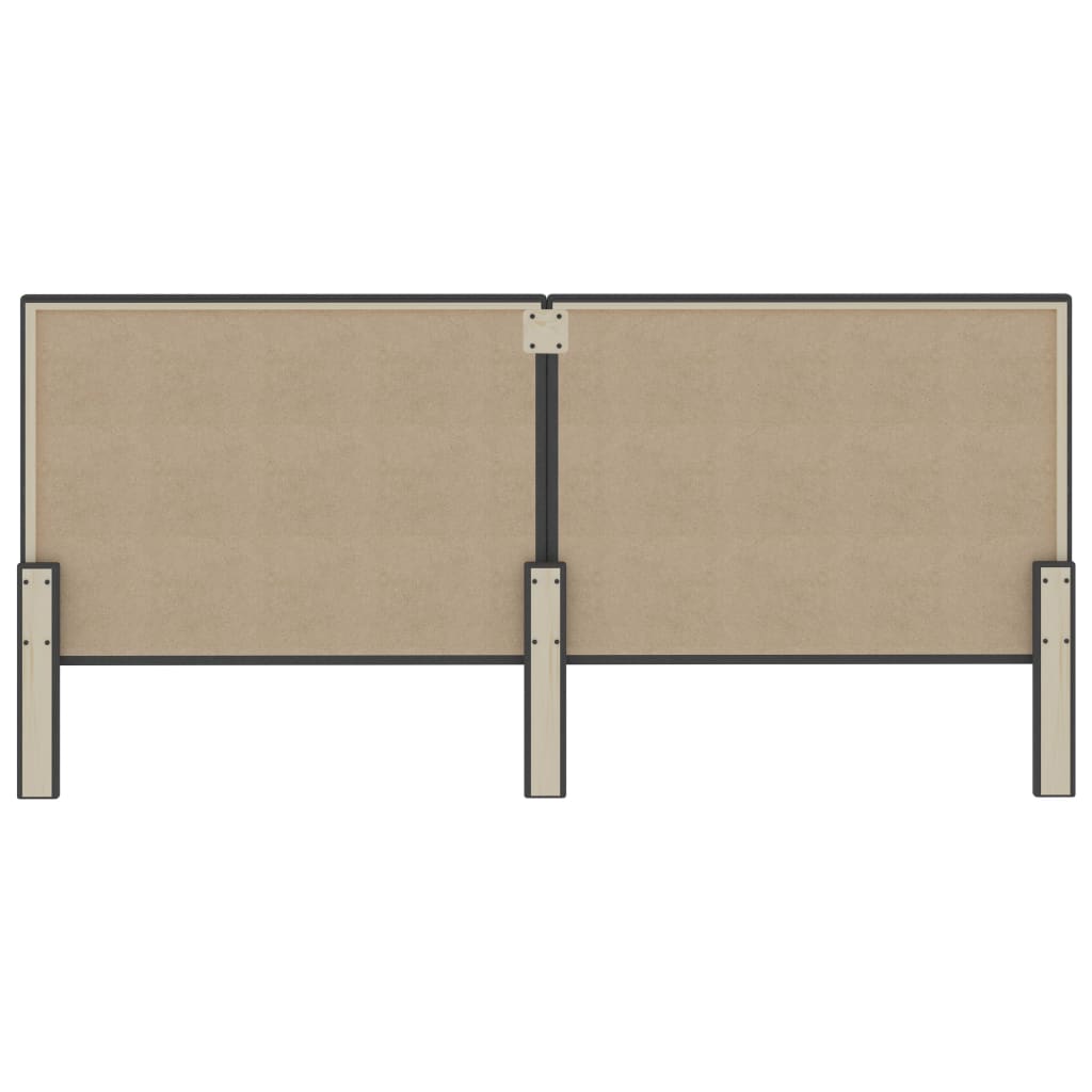 Postel boxspring tmavě šedá textil 200 x 200 cm - obrázek 16