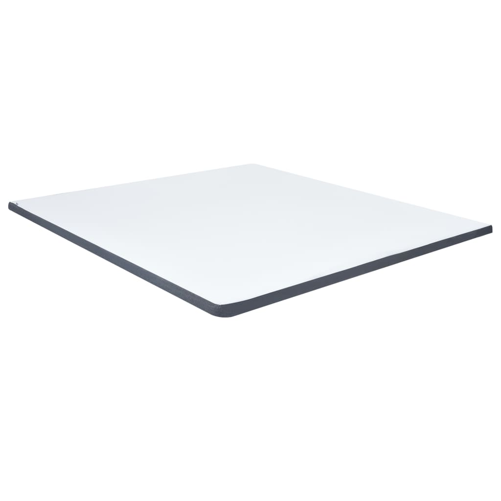 Boxspring postelja temno siva iz blaga 180x200 cm