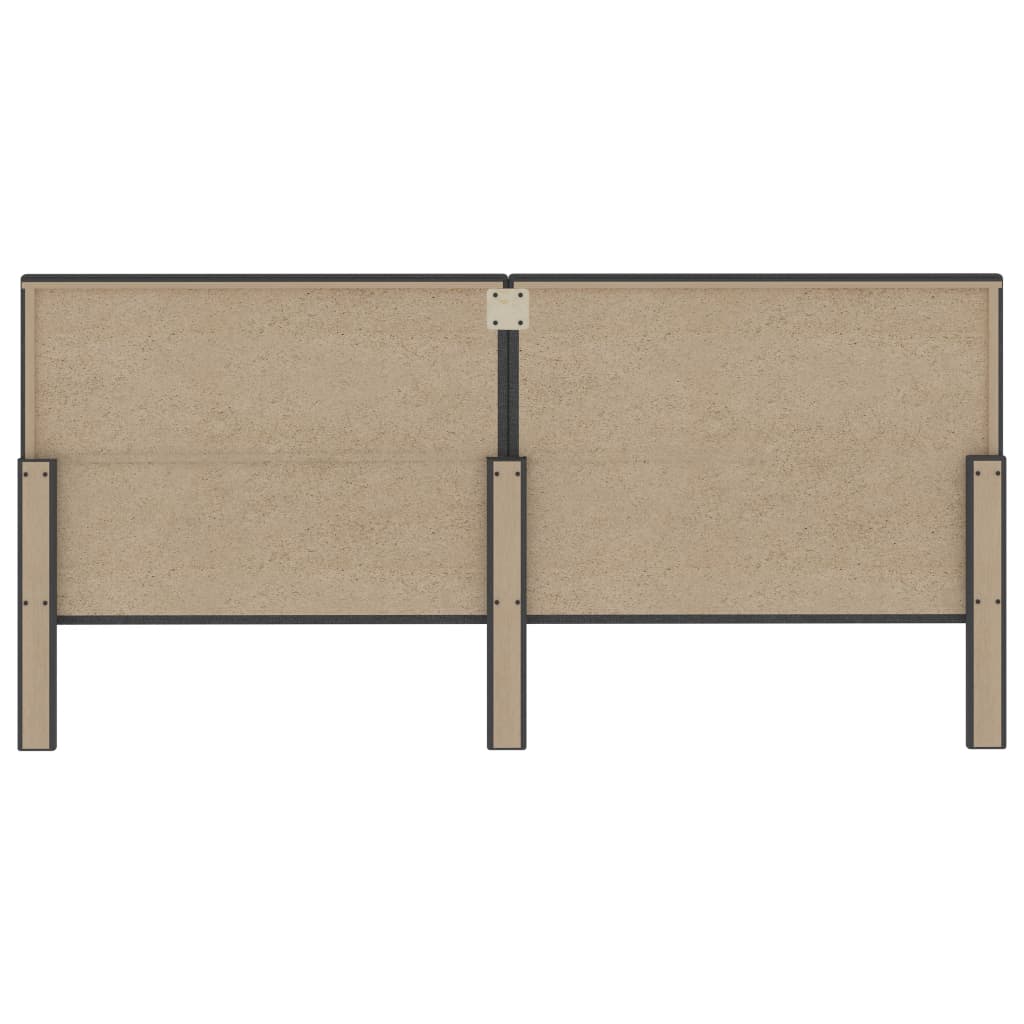 Postel boxspring tmavě šedá textil 200 x 200 cm - obrázek 16