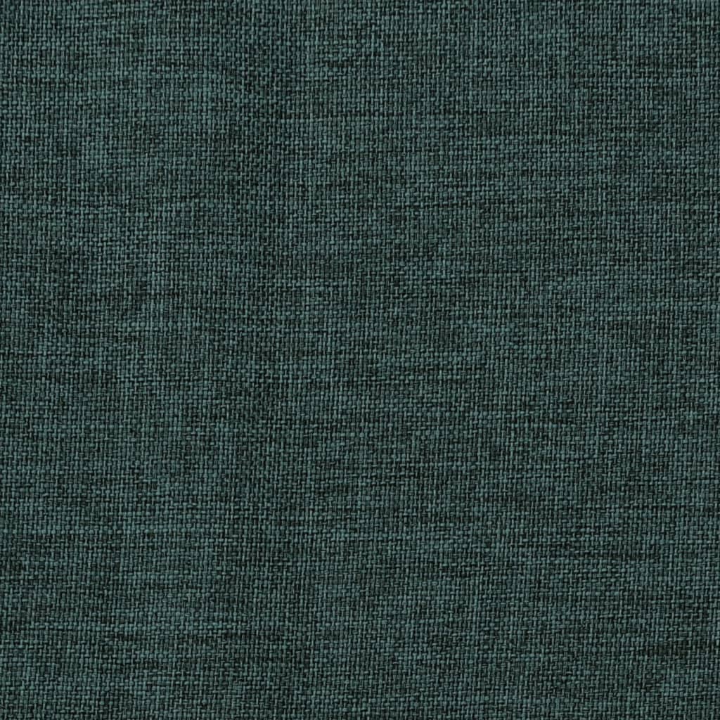 Gordijn linnen-look verduisterend met ogen 290x245 cm groen