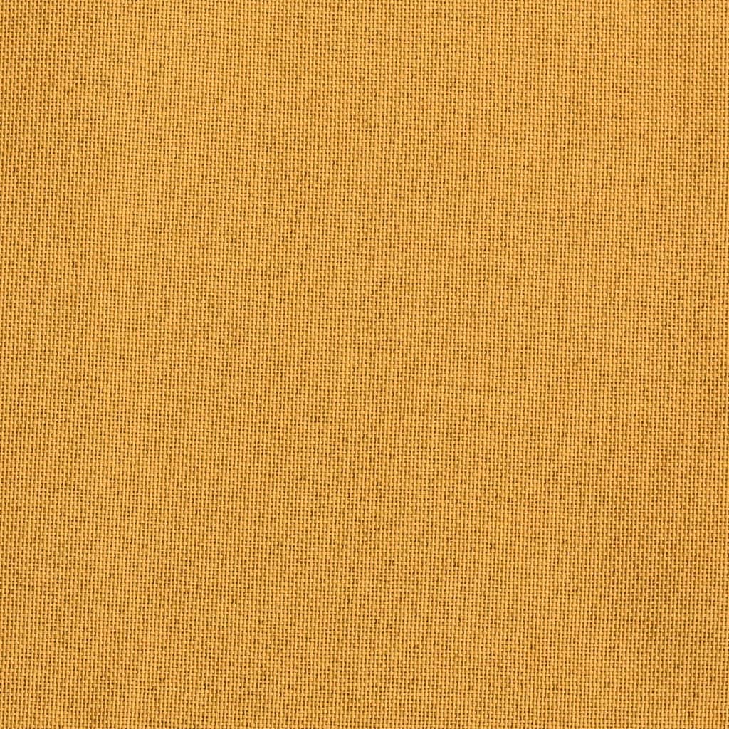  Zatemňovací záves, ľanový vzhľad, krúžky, žltý 290x245 cm
