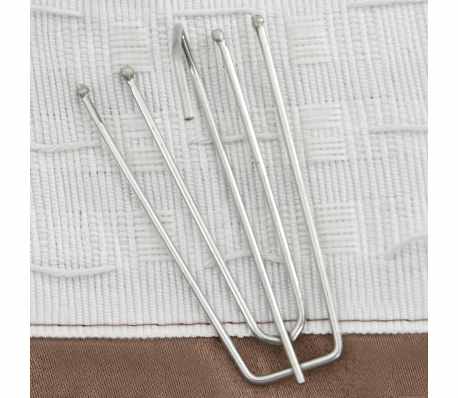 vidaXL Zatemňovac&iacute; z&aacute;věsy s h&aacute;čky vzhled lnu 2 ks taupe 140 x 225 cm