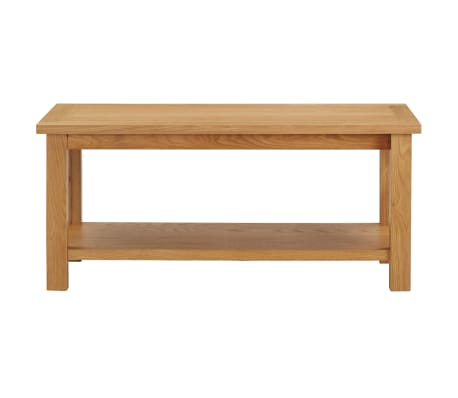 vidaXL Coffee Table 90x45x40 cm Solid Oak Wood