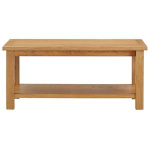 Konferenční stolek 90 x 45 x 40 cm masivní dubové dřevo - obrázek 2
