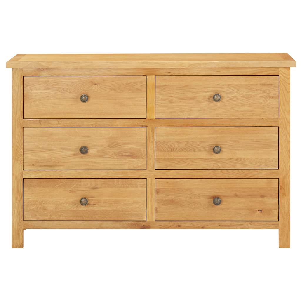 

vidaXL Ladekast 105x33,5x73 cm massief eikenhout