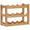 vidaXL veiniriiul 12 pudelile, 47 x 21 x 36 cm tammepuit