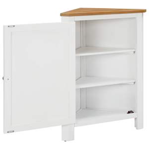 vidaXL Ντουλάπι Γωνιακό 59 x 45 x 80 εκ. από Μασίφ Ξύλο Δρυός