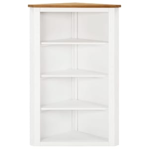 vidaXL コーナーキャビネット 59x36x100cm オーク無垢材