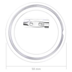 Placky se špendlíky 100 setů akryl 58 mm - obrázek 8