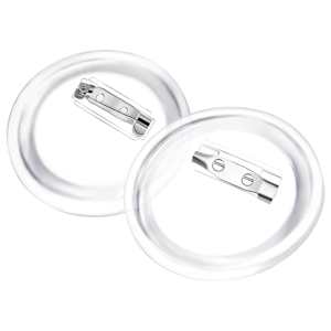 Placky se špendlíky 100 setů akryl 44 mm - obrázek 3