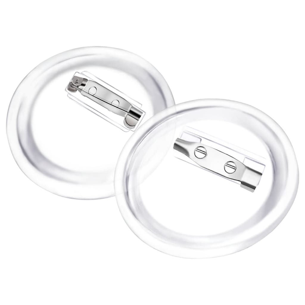 vidaXL Buttons met spelden 100 st 37 mm acryl afbeelding