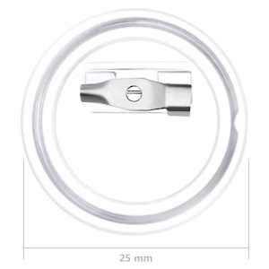Placky se špendlíky 100 setů akryl 25 mm - obrázek 8