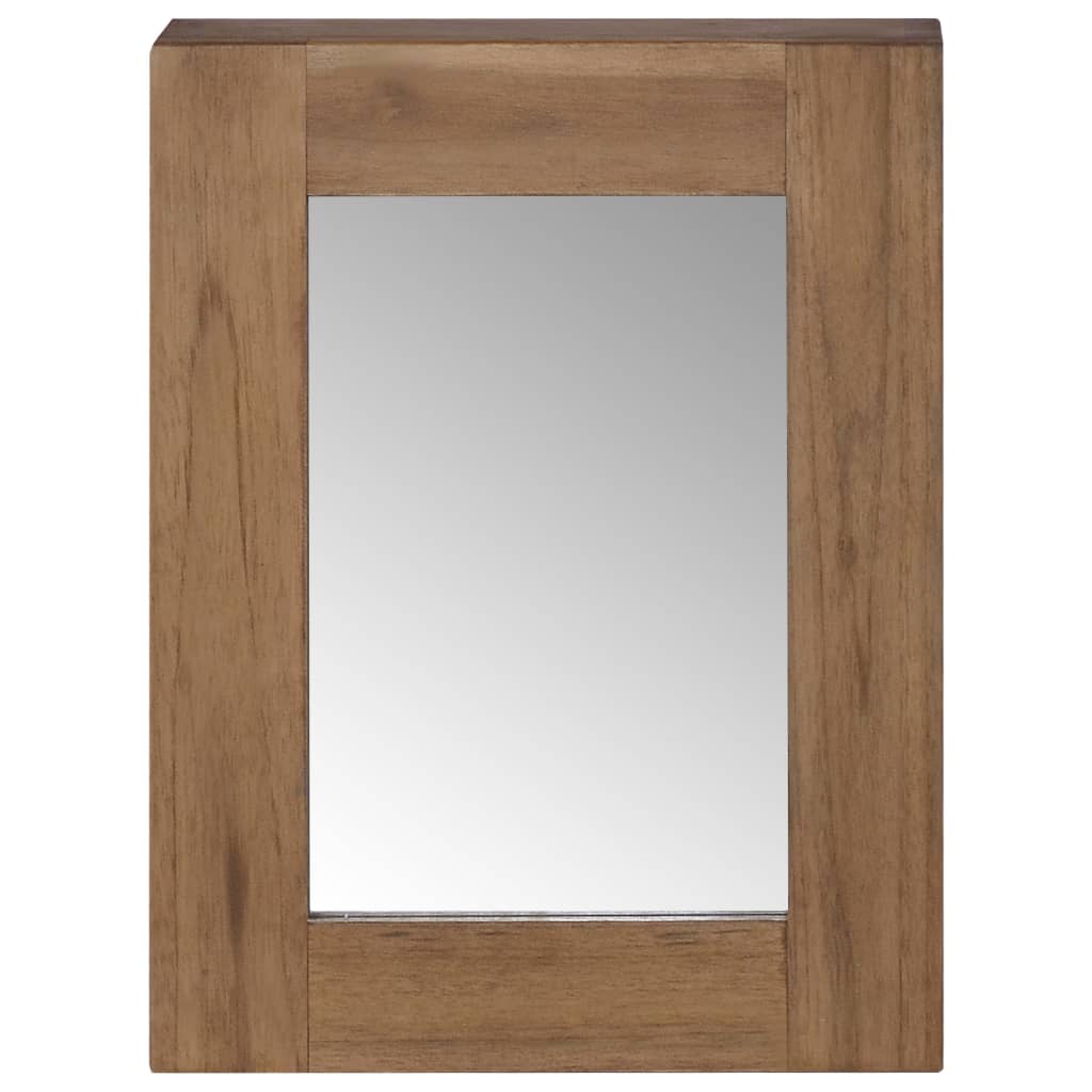 

vidaXL Spiegelkast 30x10x40 cm massief teakhout