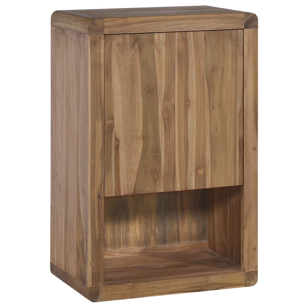 Nástěnná koupelnová skříňka 45x30x70 cm masivní teakové dřevo