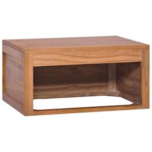 Nástěnná koupelnová skříňka 60x45x30 cm masivní teakové dřevo - obrázek 3