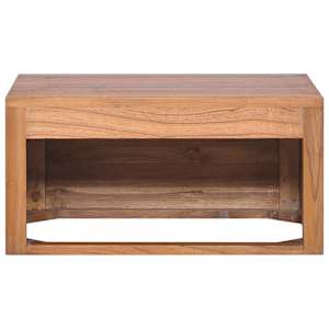 Nástěnná koupelnová skříňka 60x45x30 cm masivní teakové dřevo - obrázek 5