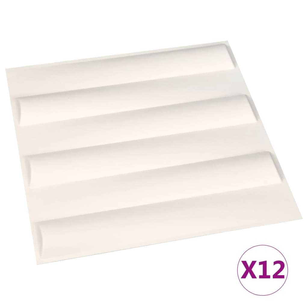 vidaXL Wandpanelen 12 st 3D 3 m² 0,5x0,5 m