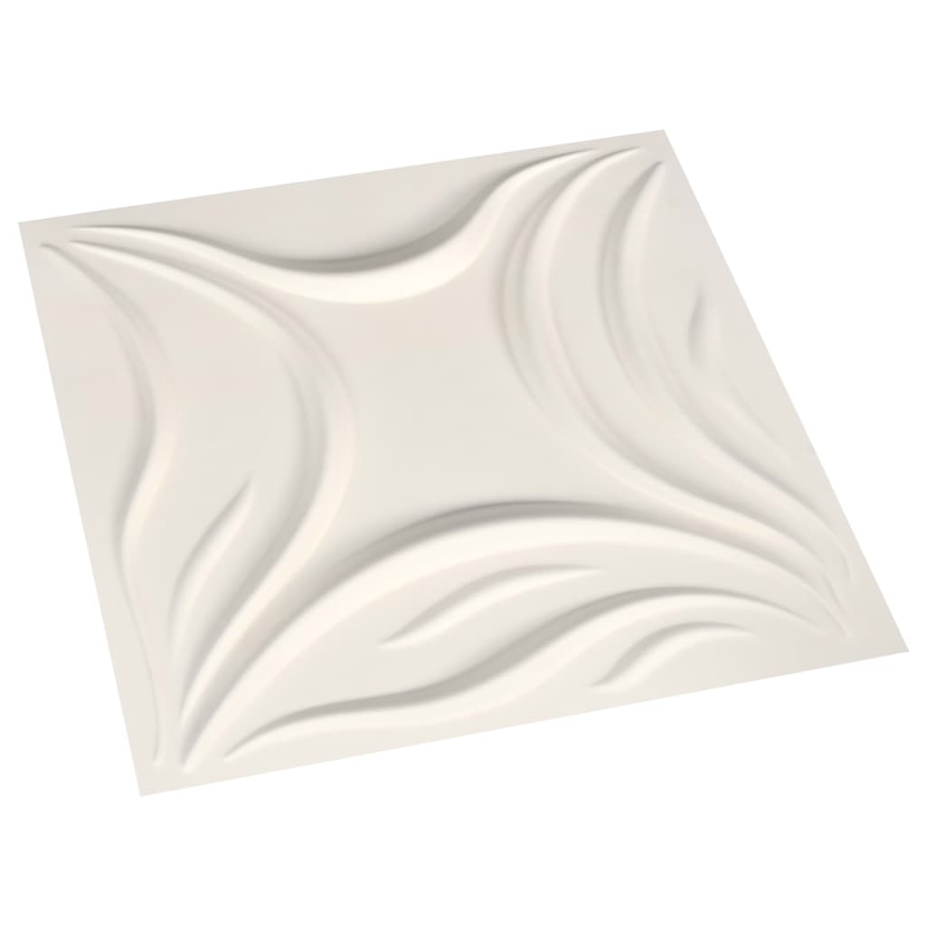 vidaXL Panneaux muraux 3D 12 pcs 0,5x0,5 m 3 m²