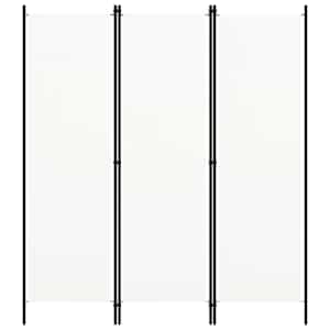 Paravan 3-delni bel 150x180 cm