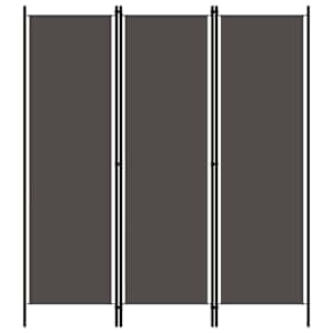 Paravan 3-delni antraciten 150x180 cm