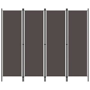 vidaXL 4 paneeliga ruumijagaja, antratsiithall, 200 x 180 cm