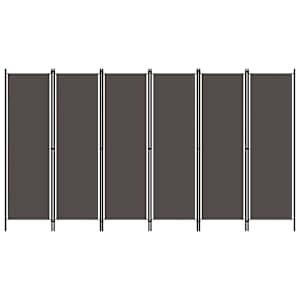 Paravan 6-delni antraciten 300x180 cm