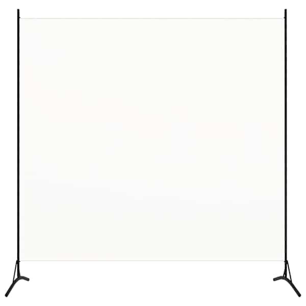 vidaXL ruumijagaja, valge, 175 x 180 cm, kangas