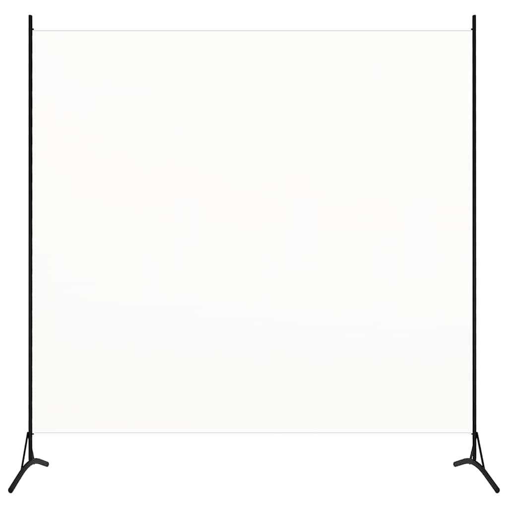 vidaXL Separator de cameră, alb, 175x180 cm, textil