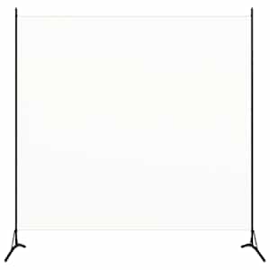 Paravan bel 175x180 cm tkanina