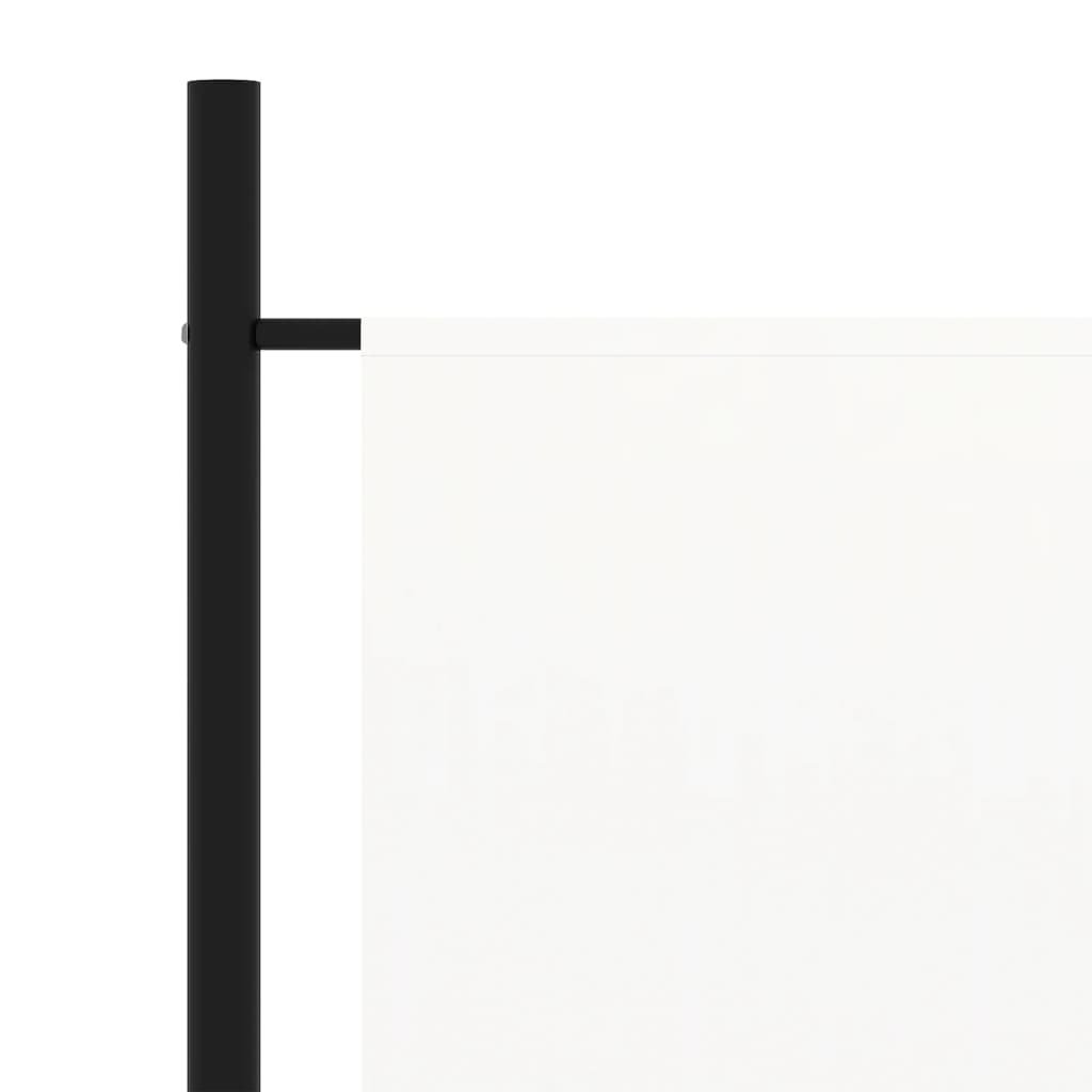  1-panelový paraván biely 175x180 cm látka