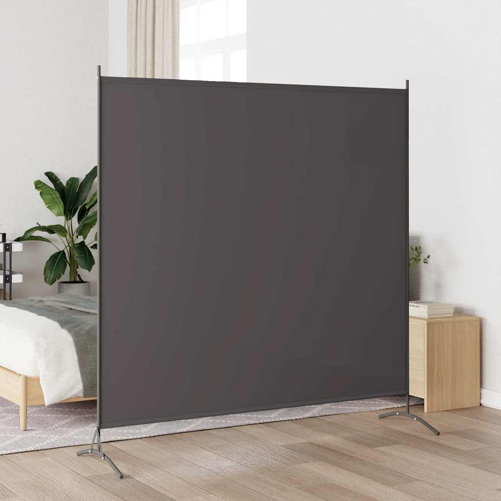 vidaXL rumdeler 175x180 cm stof antracitgrå