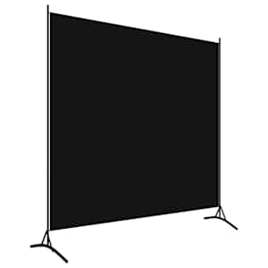 vidaXL ruumijagaja, must, 175 x 180 cm, kangas