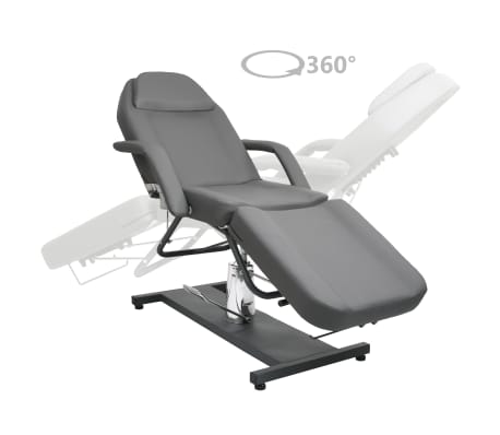 vidaXL Massage Table Grey 180x62x(87-112) cm
