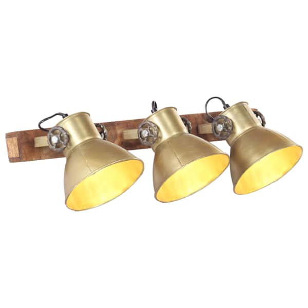 vidaXL t&ouml;&ouml;stuslik seinalamp messing 65 x 25 cm E27