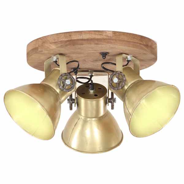 vidaXL t&ouml;&ouml;stuslik laelamp 25 W messing 42 x 27 cm E27