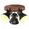 vidaXL t&ouml;&ouml;stuslik laelamp 25 W must 42 x 27 cm E27