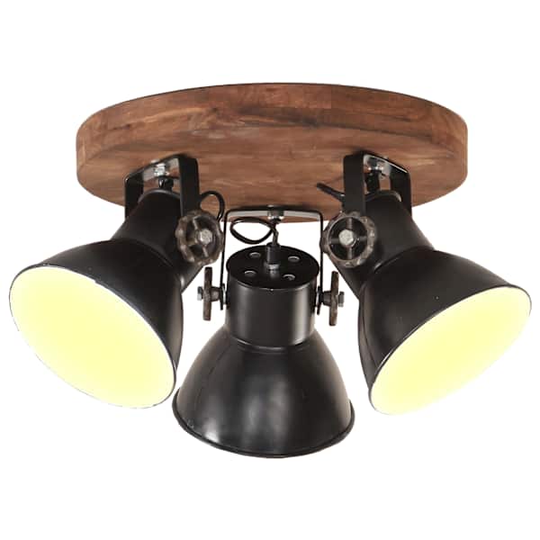 vidaXL t&ouml;&ouml;stuslik laelamp 25 W must 42 x 27 cm E27