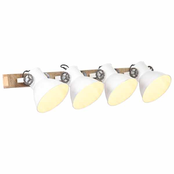 vidaXL t&ouml;&ouml;stuslik seinalamp valge 90 x 25 cm E27