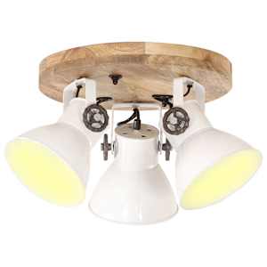 vidaXL t&ouml;&ouml;stuslik laelamp 25 W valge 42 x 27 cm E27